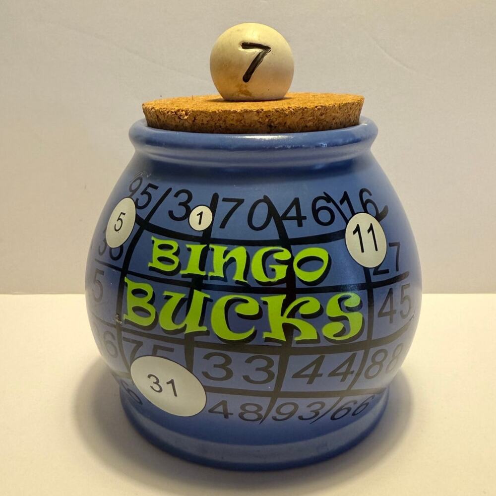 Bingo Bucks Money Jar